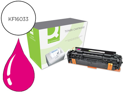 TONER Q-CONNECT COMPATIBLE HP CE413A M451MQCN POUR IMPRIMANTES COLOR LASERJET M351 451 375 475 COULEUR MAGENTA 2600P