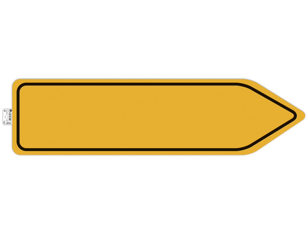 PANNEAU ADHESIF EXACOMPTA PVC ANTIDERAPANT CIRCULATION      OBLIGATOIRE 100CM COLORIS     JAUNE