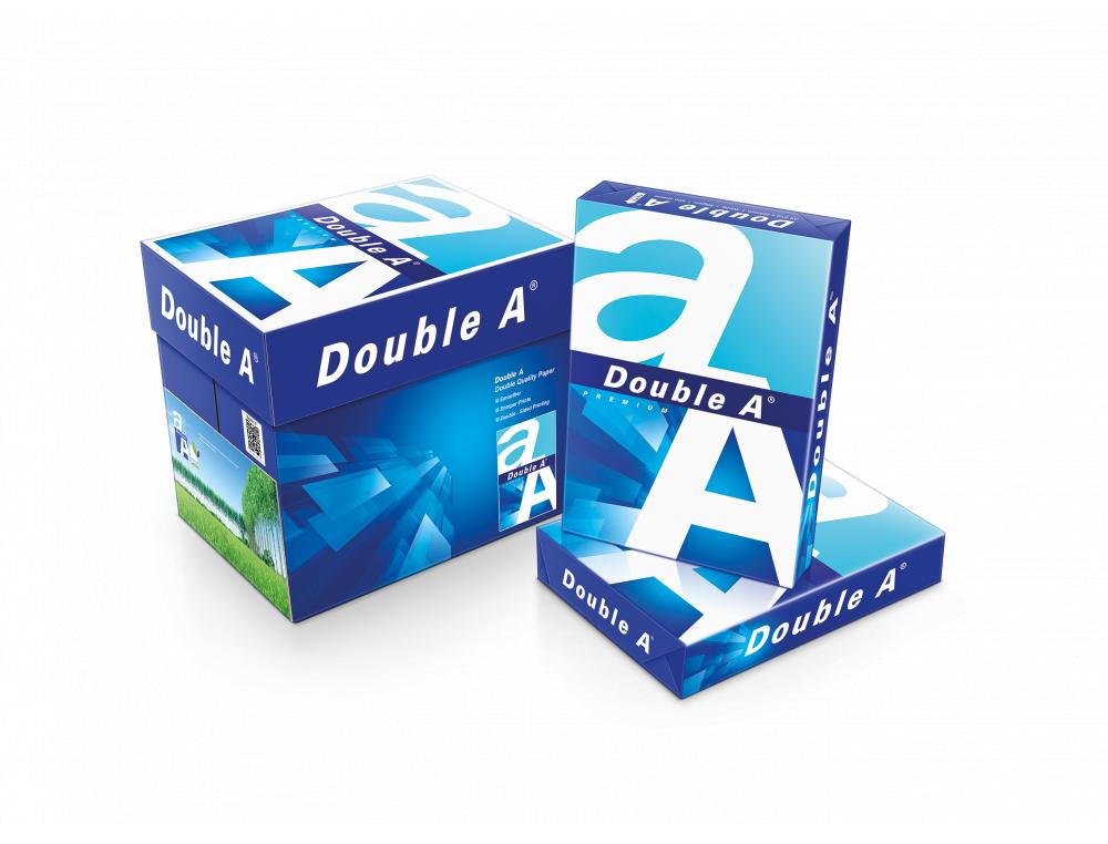 PAPIER A4 80G BLANC DOUBLE A 5PAPIER REPROGRAPHIQUE - DOUBLE A - A4 80G BLANC