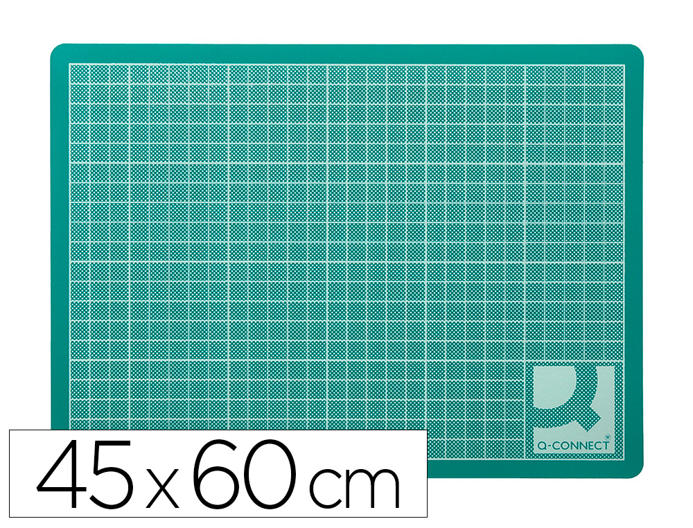 PLAQUE COUPE Q-CONNECT PVC PAISSEUR 3MM 450X600MM A2 COLORIS VERT