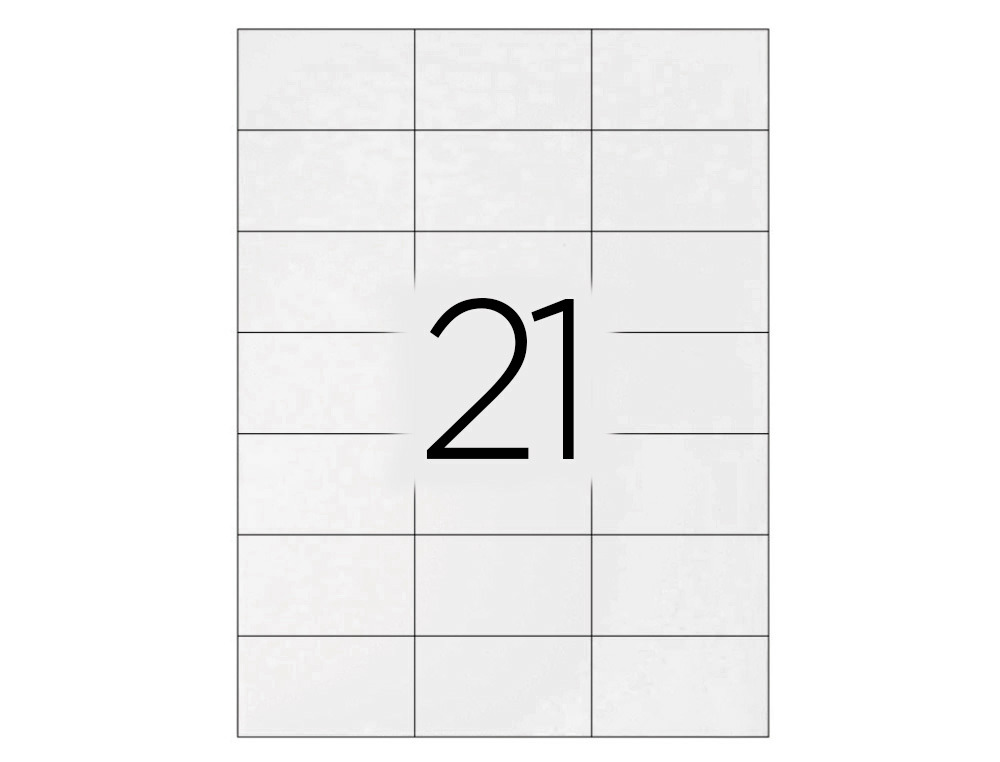 ÉTIQUETTE ADHÉSIVE Q-CONNECT 70X42MM COINS DROITS IMPRIMANTE JET D'ENCRE LASER COPIEUR BOÎTE 100 FEUILLES 2100 UNITÉS