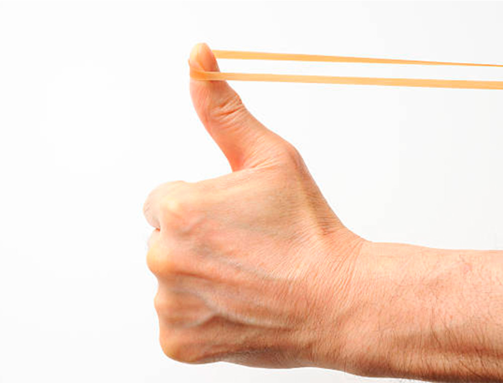 BRACELET CAOUTCHOUC Q-CONNECT N.8 80X2MM BOÎTE FENÊTRE 100G