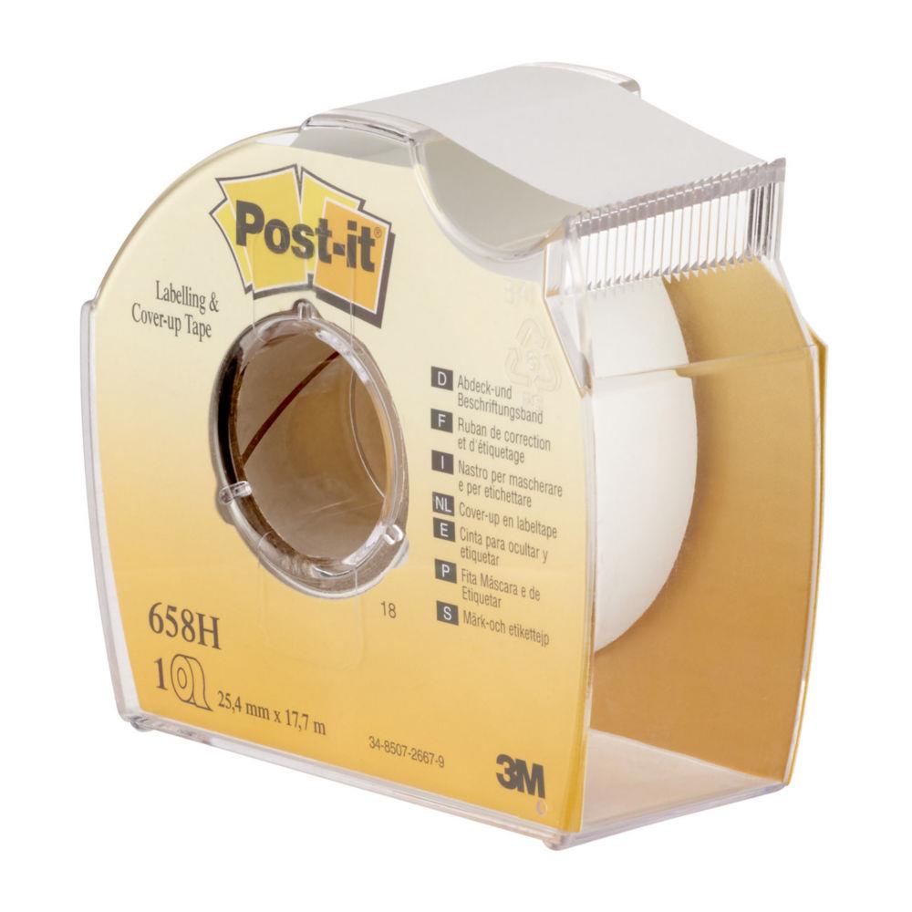 RUBAN POST-IT 25,4MM-6L 658H VOIR 334052