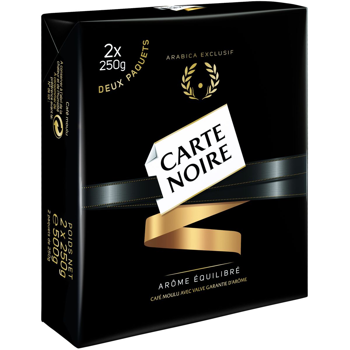 LOT.2 X 250G CARTE NOIRE MOULU