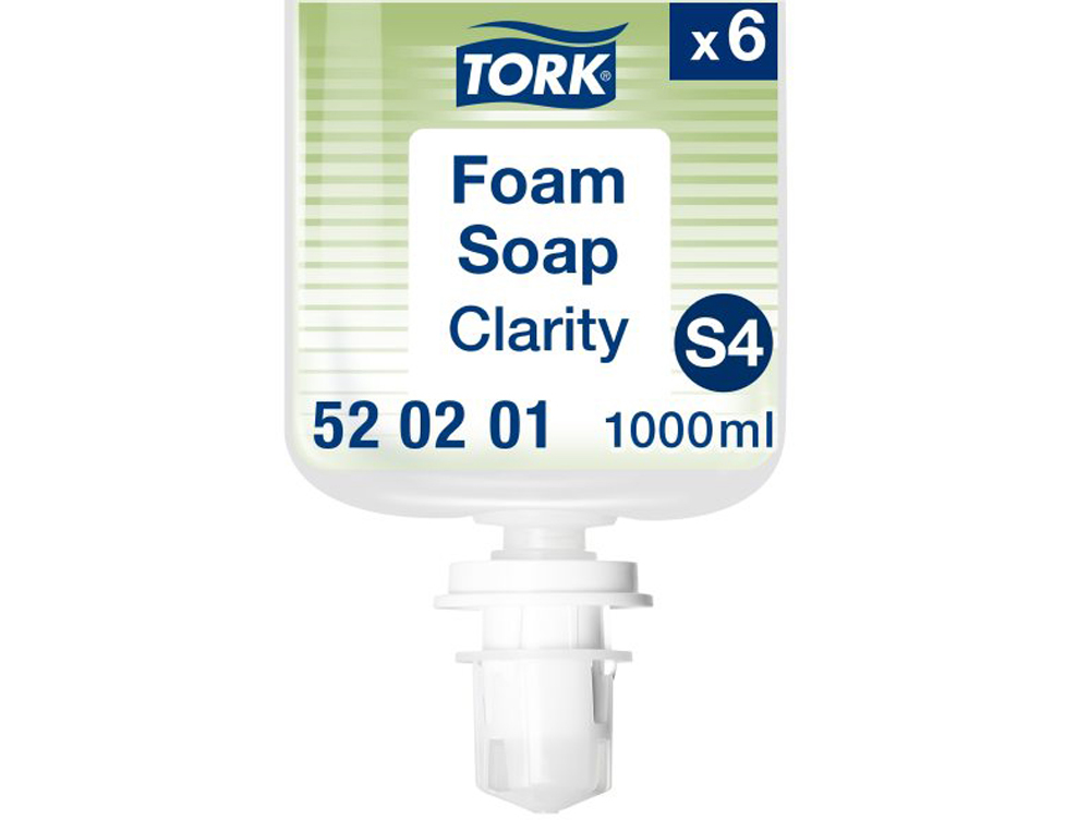 SAVON TORK MOUSSE LIMPIDE MAINS FLACON 1000ML