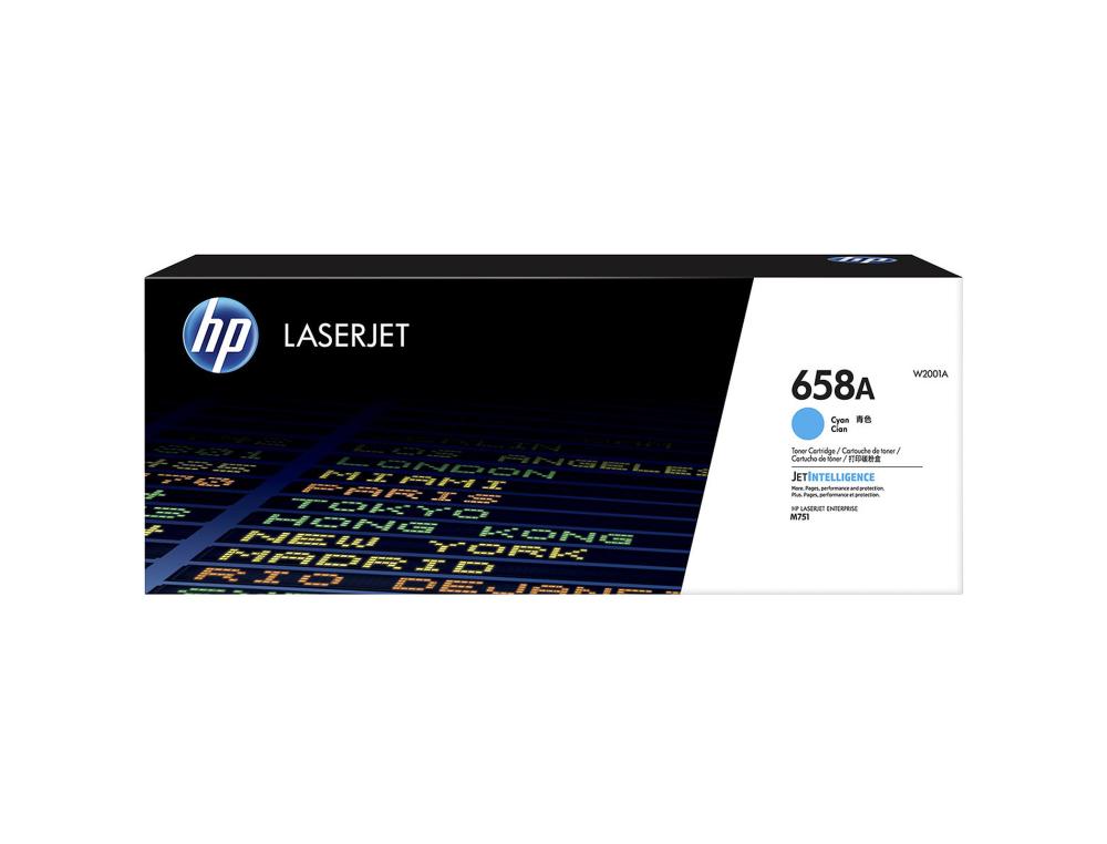 CART.LASER HP 658A/W2001A CY 6CARTOUCHE LASER HP 658A/W2001A CYAN 6000P