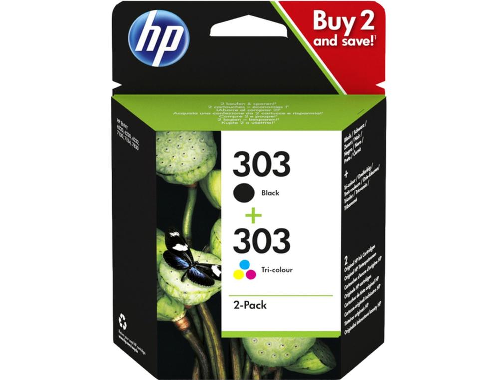 CART.HP 303 COMBO PACK 3YM92AECARTOUCHE HP 303 COMBO PACK 3YM92AE