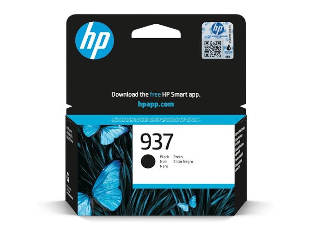 CART.JE HP937 BLACK 4S6W5NE 12CARTOUCHE JET D'ENCRE HP937 BLACK 4S6W5NE