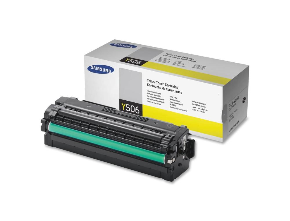 CART.SAMSUNG CLT-Y506L JAUNE35CARTOUCHE LASER.SAMSUNG CLT-Y506L JAUNE 3500P