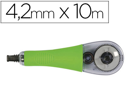 CORRECTEUR Q-CONNECT DVIDOIR RUBAN 4.2MMX10M APPLICATION LATRALE USAGE FACILE GRIP CAOUTCHOUC VIS RETOUR ARRIRE