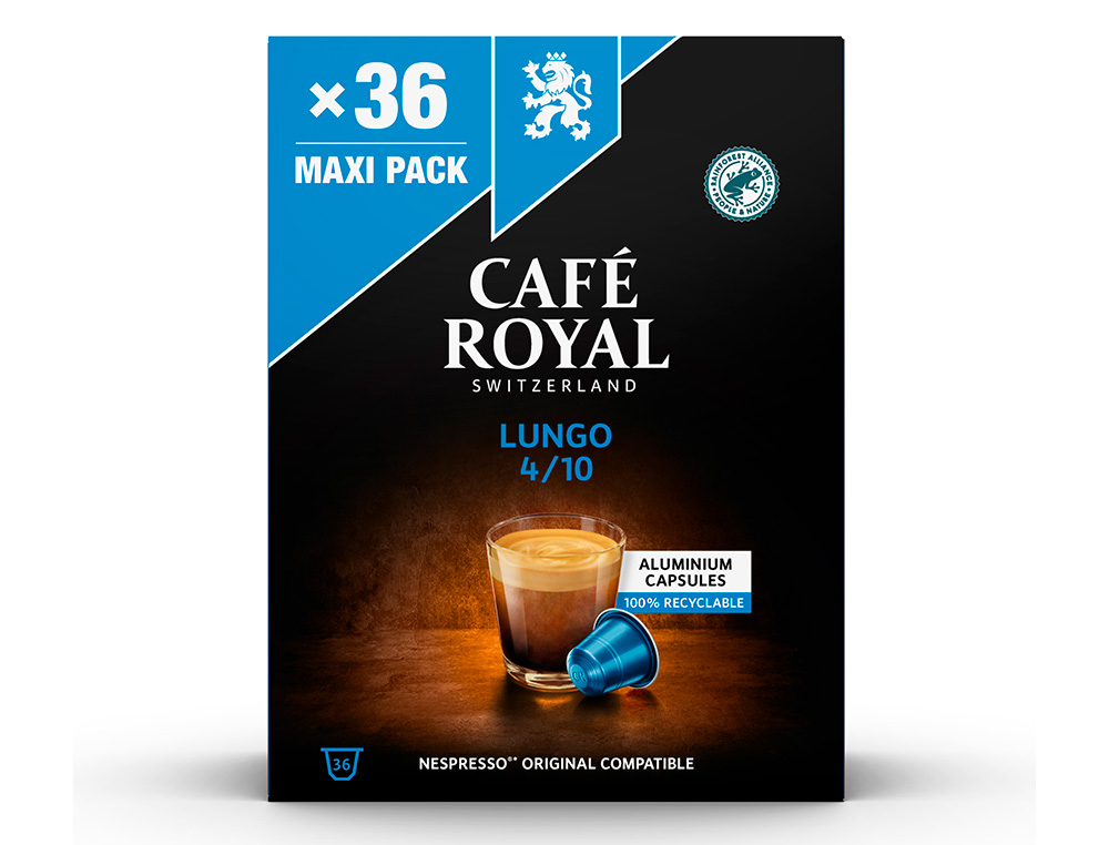 CAFE ROYAL LUNGO S COMP 36 CAPSULES