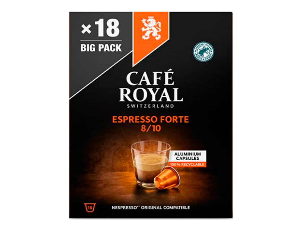 CAFE ROYAL ESPRESSO FORTE S COMP 18 CAPSULES