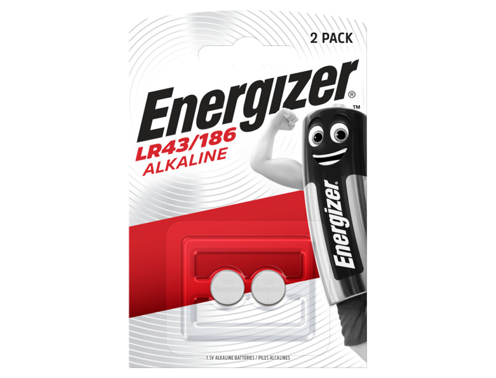 PILE ENERGIZER ALKALINE LR43 BLISTER 2 UNITES