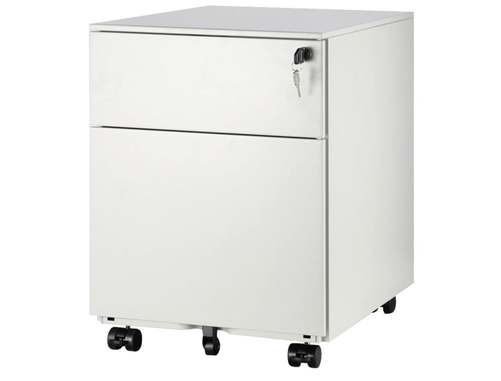 CAISSON MOBILE 2 TIROIRS PRO BLANC