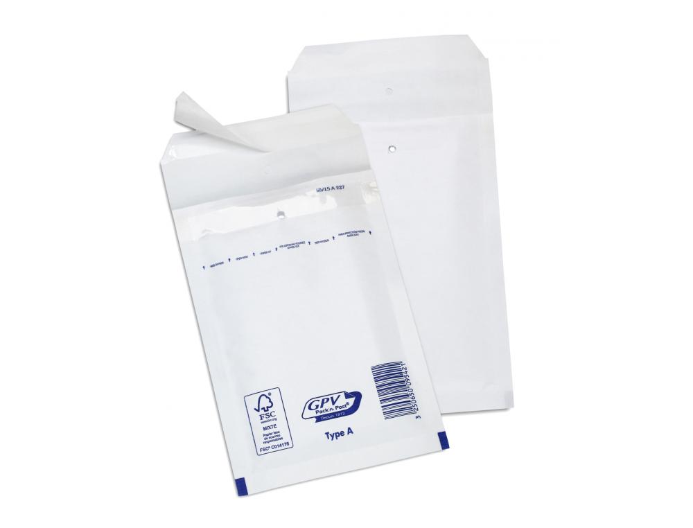 POC.BULLES AIR BDP 100X165P/20POCHETTE A BULLES D'AIR - GPV - 100X165MM BLANC - BOITE DE 200