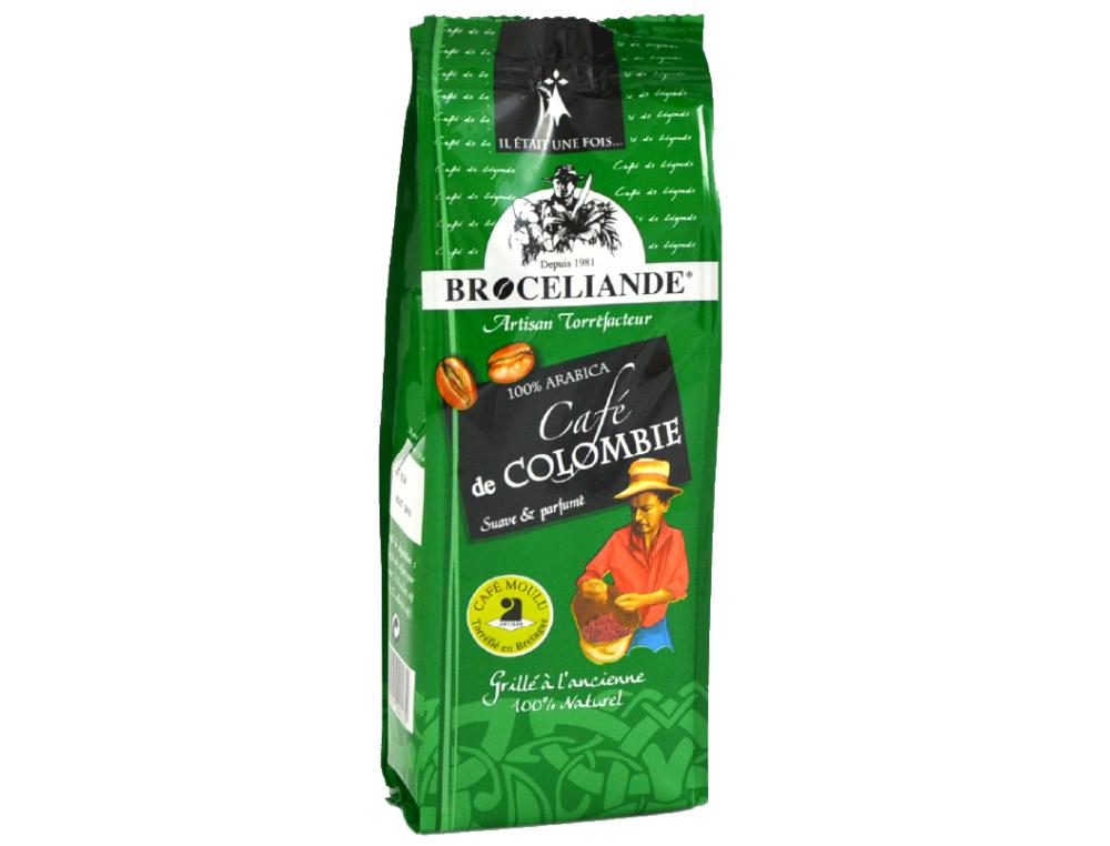 CAFE MOULU BROCELIANDE 250G CAFE MOULU DE COLOMBIE BROCELIANDE 250G