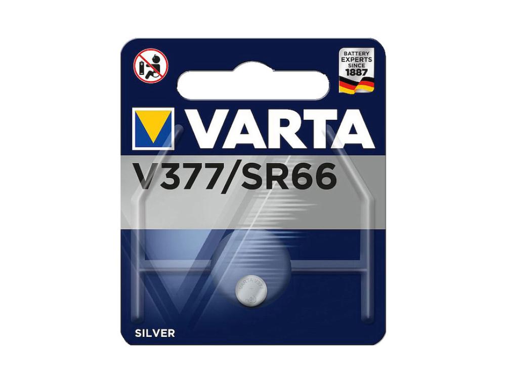 PILE 377/376 SR66 BLISTER DE 1PILE POUR MONTRES VARTA - SR66