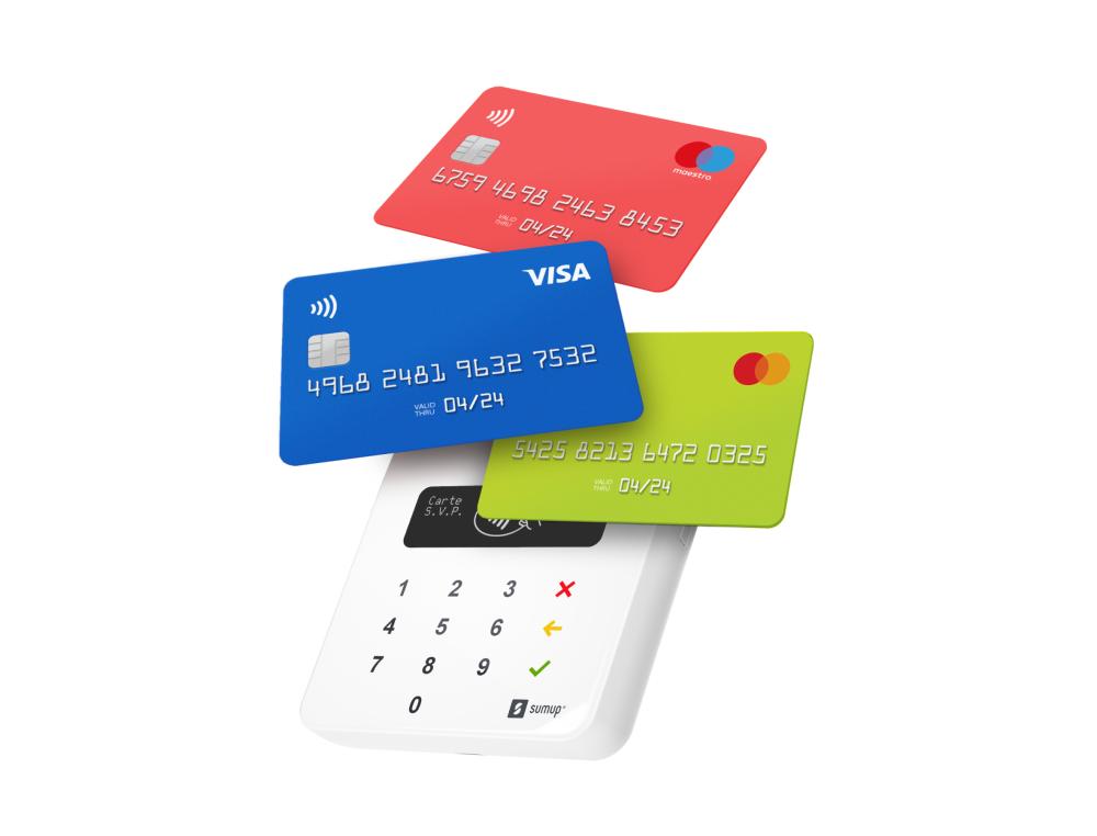 LECTEUR MOBILE CARTE BANCAIRESTERMINAL DE PAIEMENT - SUMUP AIR - LECTEUR CARTE BANCAIRE MOBILE
