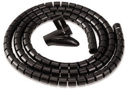 GAINE DE CABLES LONG.2M NOIR